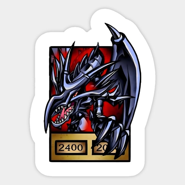 red eyes black dragon Sticker by primemoment